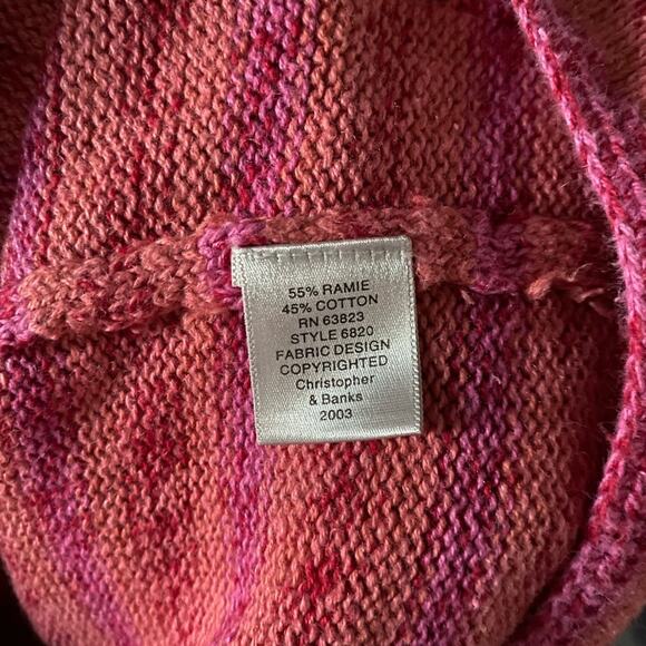 Christopher and Banks Hand Embroidered Heart Pocketed and Buttoned Cardigan - Picture 6 of 6